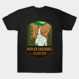 Kepler Cascades Yellowstone National Park T-Shirt